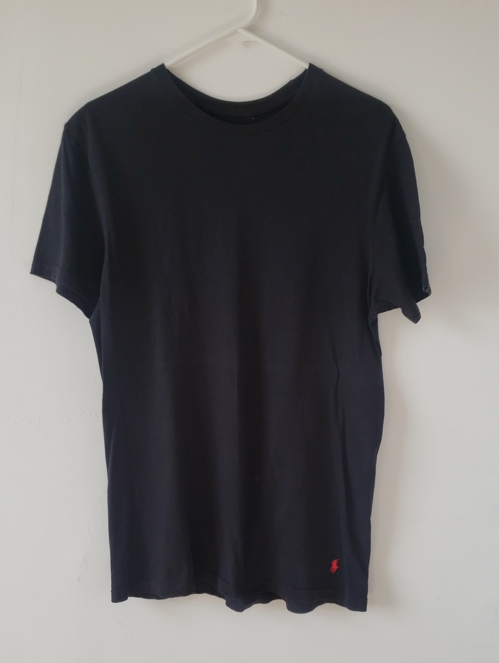 Polo by Ralph Lauren Men's Classic Short Sleeve Crew Undershirt with Red Pony